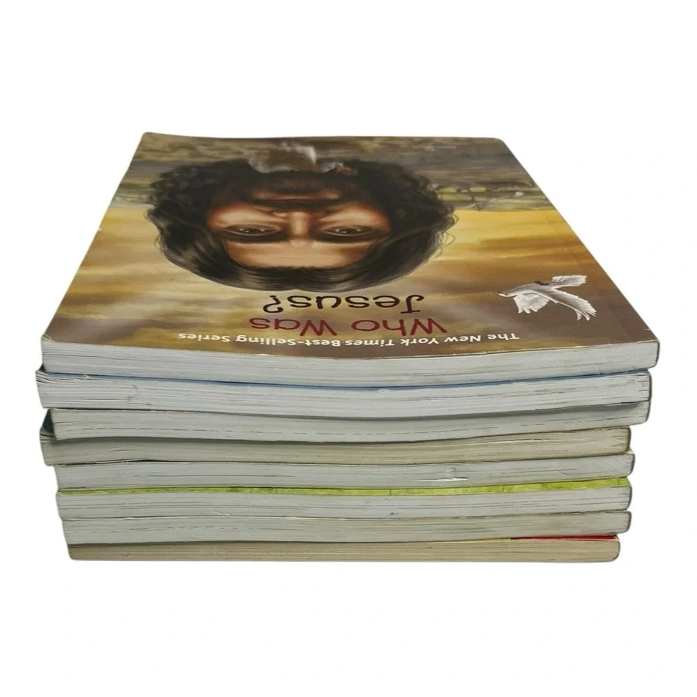 Who Was Is Jesus Sacagawea Columbus Seabiscuit History Kids Books Bundle Set 8